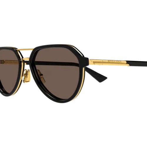Bottega Veneta BV1373S - 001 - 55 Occhiali da sole Pilot (Aviator)