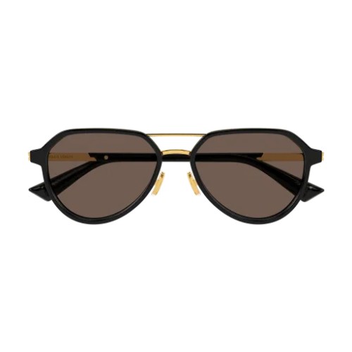 Bottega Veneta BV1373S - 001 - 55 Occhiali da sole Pilot (Aviator)
