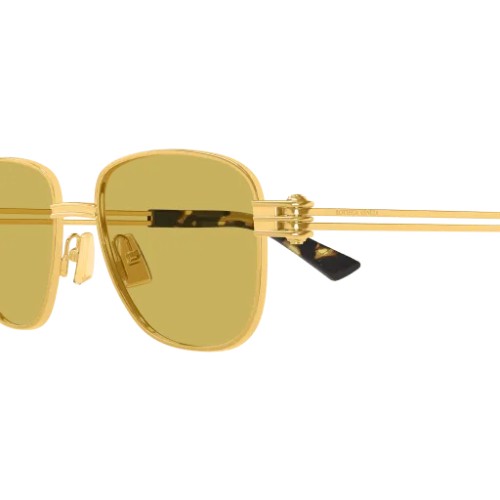 Bottega Veneta BV1380S - 002 - 51 Occhiali da sole Gold Square