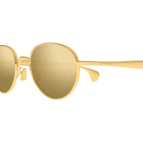 Bottega Veneta BV1396S - 002 - 50 Occhiali da sole Gold Oval