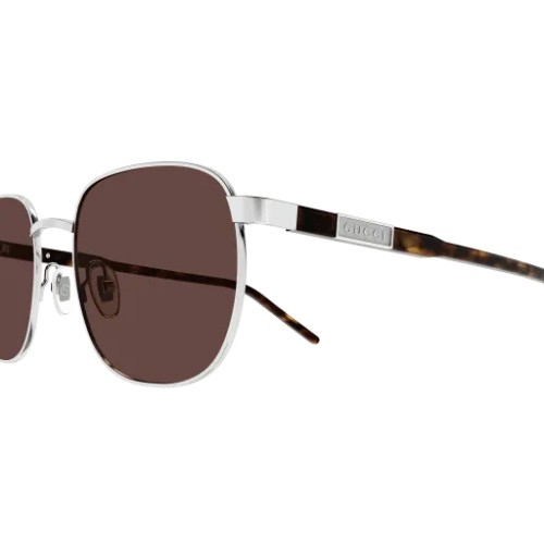 Gucci GG1799S - 002 - 54 Occhiali da sole Silver Pantó / Rounded
