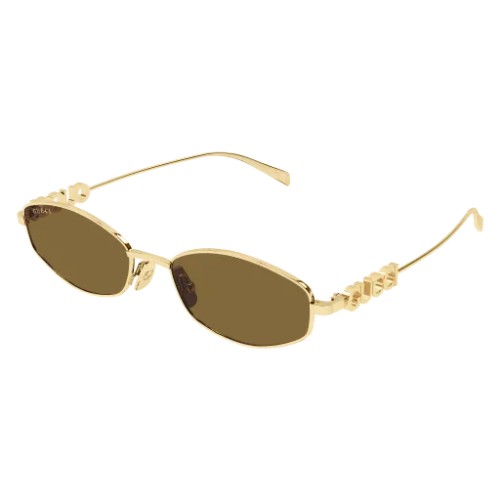 Gucci GG1802S - 005 - 55 Occhiali da sole Gold Oval