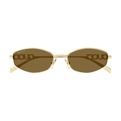 Gucci GG1802S - 005 - 55 Occhiali da sole Gold Oval