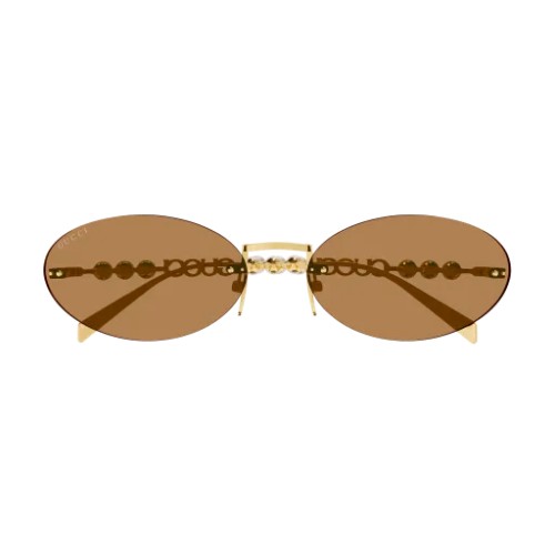 Gucci GG1922S - 003 - 62 Occhiali da sole Gold Oval