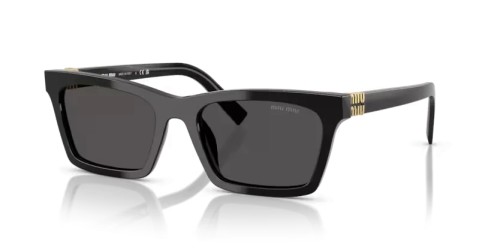 MIU MIU MU A05S - 16K08Z - 55 Occhiali da sole Black Rectangle