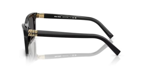 MIU MIU MU A05S - 16K08Z - 55 Occhiali da sole Black Rectangle