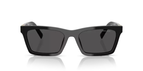 MIU MIU MU A05S - 16K08Z - 55 Occhiali da sole Black Rectangle