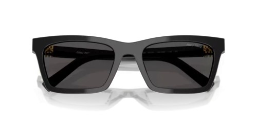 MIU MIU MU A05S - 16K08Z - 55 Occhiali da sole Black Rectangle