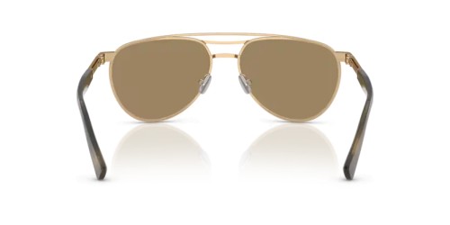 BRUNELLO CUCINELLI BC2007SM - 501653 - 56 - PLACCATO ORO (GOLD PLATED) Occhiali da sole Pilot (Aviator)