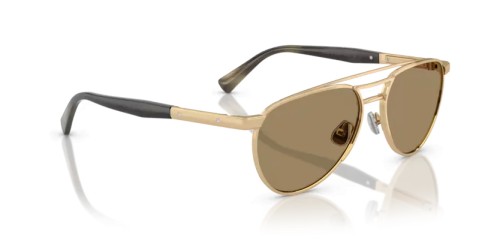 BRUNELLO CUCINELLI BC2007SM - 501653 - 56 - PLACCATO ORO (GOLD PLATED) Occhiali da sole Pilot (Aviator)