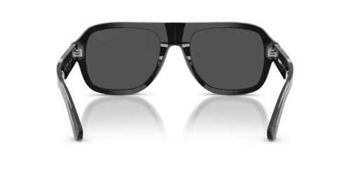 BURBERRY BE4478 - 420687 - 55 Occhiali da sole Black Pilot (Aviator)
