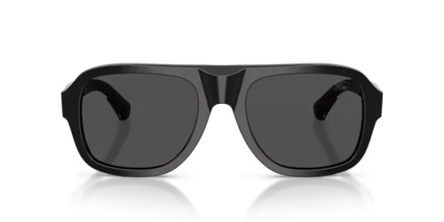 BURBERRY BE4478 - 420687 - 55 Occhiali da sole Black Pilot (Aviator)