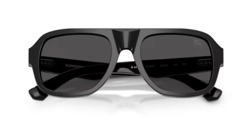 BURBERRY BE4478 - 420687 - 55 Occhiali da sole Black Pilot (Aviator)