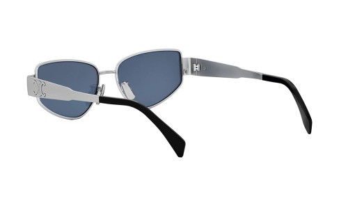 Celine CL40293U - 16V - 55 Occhiali da sole Silver Cat Eye