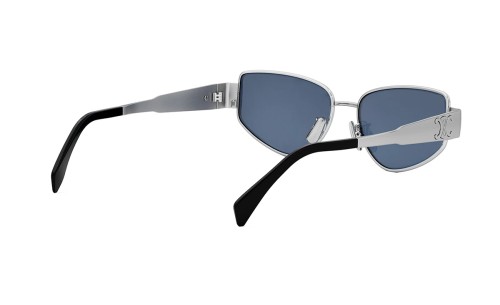 Celine CL40293U - 16V - 55 Occhiali da sole Silver Cat Eye