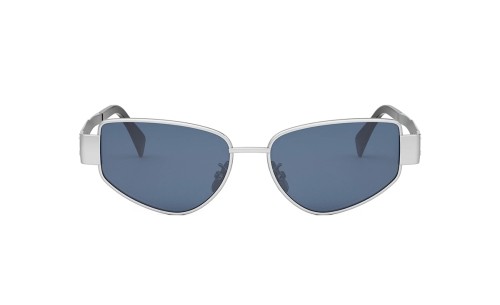 Celine CL40293U - 16V - 55 Occhiali da sole Silver Cat Eye