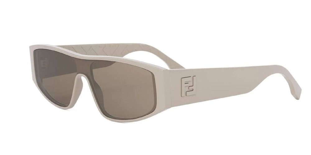 Fendi FE40167I - 57E - 133 Occhiali da sole Brown Shield