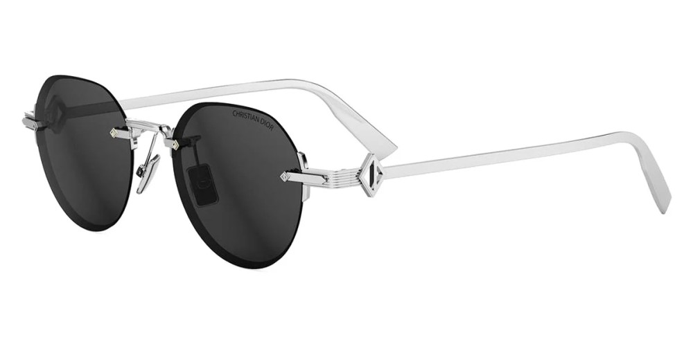 Dior CD DIAMOND R5F - F0A0 - 50 Occhiali da sole Silver Round
