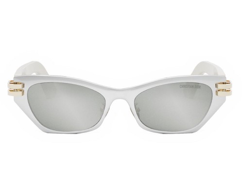 Dior CDIOR B3U - F0A4 D - 53 Occhiali da sole Silver Cat Eye