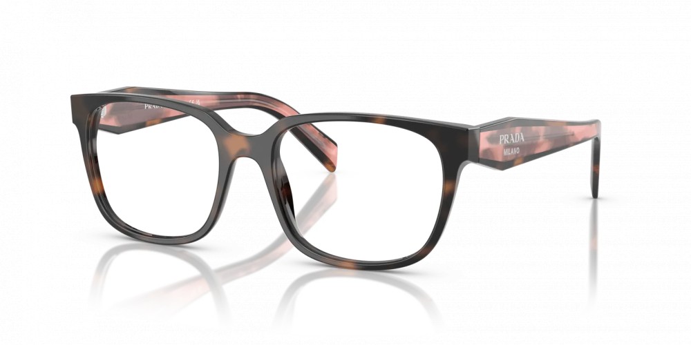 PRADA PR 17ZV ​ - ​23A1O1 - ​54 Montature ottiche Havanna Pillow (Rounded)