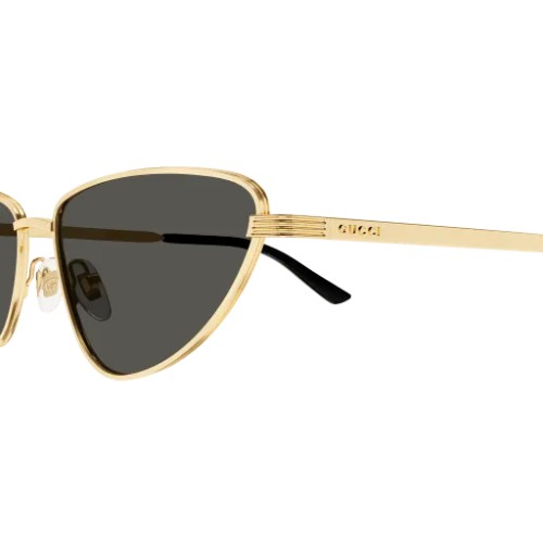 Gucci GG1879S - 001 - 57 Occhiali da sole Gold Cat Eye