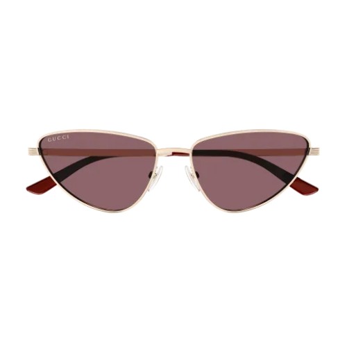 Gucci GG1879S 001 - 003 - 57 Occhiali da sole Gold Cat Eye