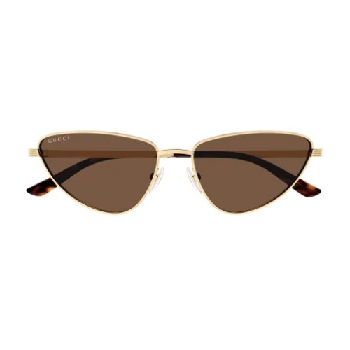 Gucci GG1879S - 002 - 57 Occhiali da sole Gold Cat Eye