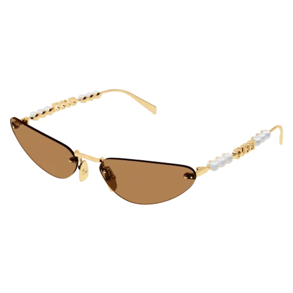 Gucci GG1920S - 003 - 63 Occhiali da sole Gold Cat Eye