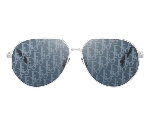 Dior CD LINK A1U - F0B8 A - 61 Occhiali da sole Silver Pilot (Aviator)