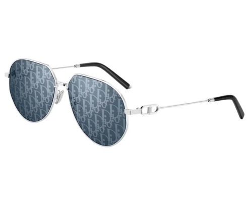 Dior CD LINK A1U - F0B8 A - 61 Occhiali da sole Silver Pilot (Aviator)