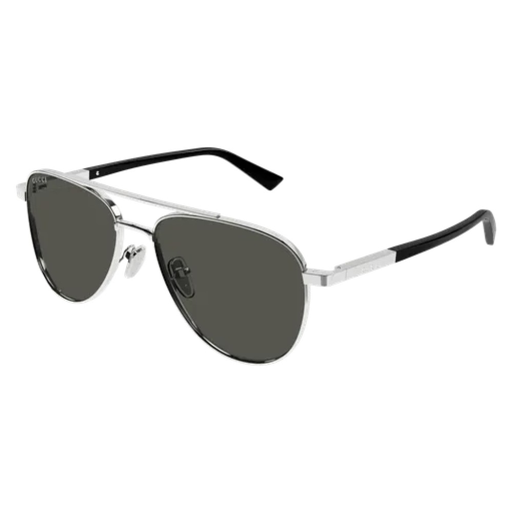 Gucci GG1962S - 001 - 56 Occhiali da sole Silver Pilot (Aviator)