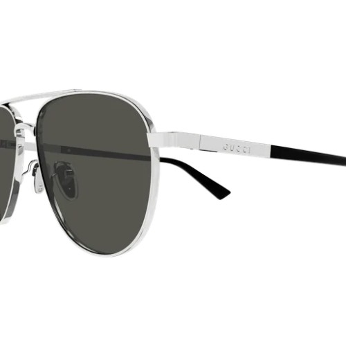 Gucci GG1962S - 001 - 56 Occhiali da sole Silver Pilot (Aviator)