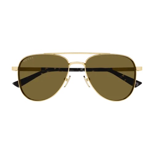 Gucci GG1962S - 004 - 56 Occhiali da sole Gold Pilot (Aviator)