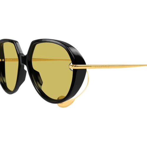 Bottega Veneta BV1436S - 001 - 60 Occhiali da sole Pantó / Rounded