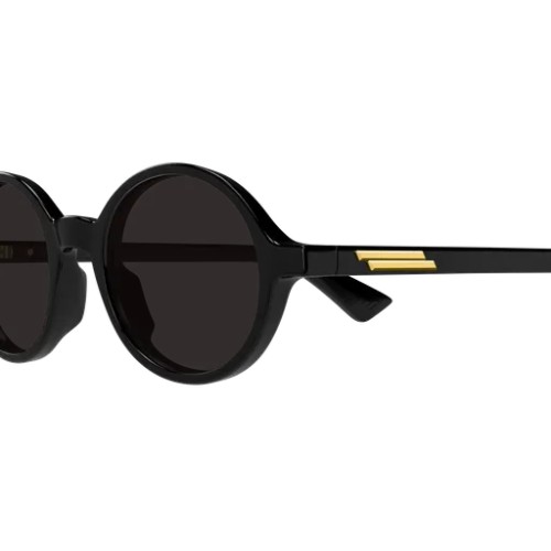 Bottega Veneta BV1430S - 001 - 48 Occhiali da sole Black Round