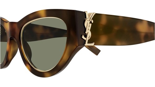 Saint Laurent SL M94 RIM - 001 - 52 Occhiali da sole Havanna Cat Eye