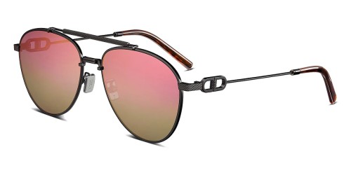 Dior CD LINK R1U - H4L2 A - 56 Occhiali da sole Black Pilot (Aviator)