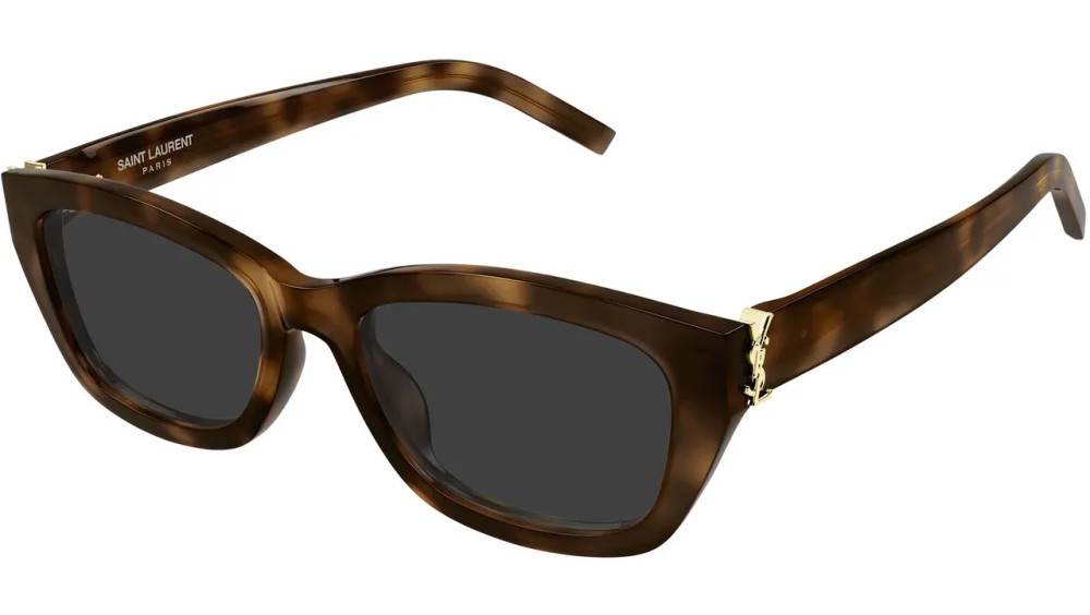 Saint Laurent SL M153 - 003 - 55 Occhiali da sole Havanna Square