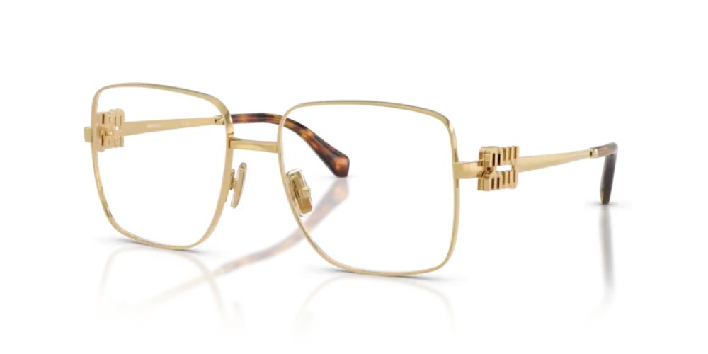 MIU MIU MU 51XV - ​5AK1O1 - ​54 Montature ottiche Gold Square