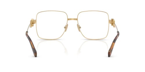 MIU MIU MU 51XV - ​5AK1O1 - ​54 Montature ottiche Gold Square