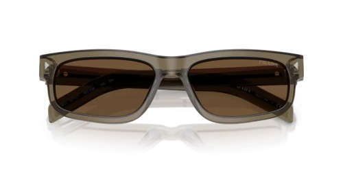 PRADA PR B11S - 18T70F - 57 Occhiali da sole Rectangle