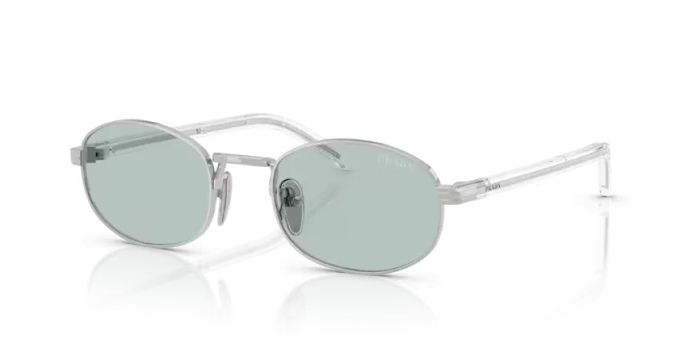 PRADA PR B53S - 1BC40N - 52 Occhiali da sole Silver Oval