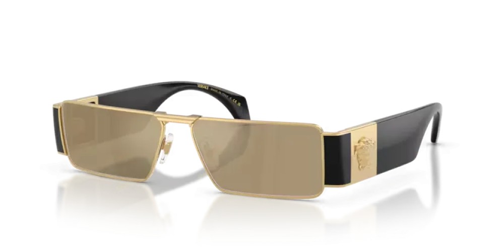 VERSACE VE2286 - 100203 - 57 Gold Rectangle