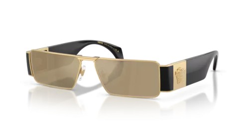 VERSACE VE2286 - 100203 - 57 Gold Rectangle