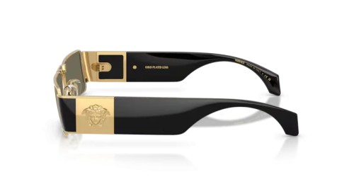 VERSACE VE2286 - 100203 - 57 Gold Rectangle