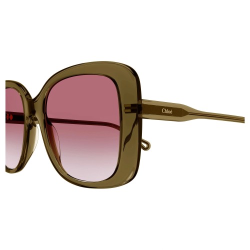 Chloé CH0125SA - 004 - 57 Occhiali da sole Green Square