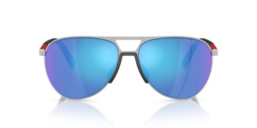 Prada Linea Rossa PS 53ZS - 1BC08R - 59 Occhiali da sole Silver Pilot (Aviator)
