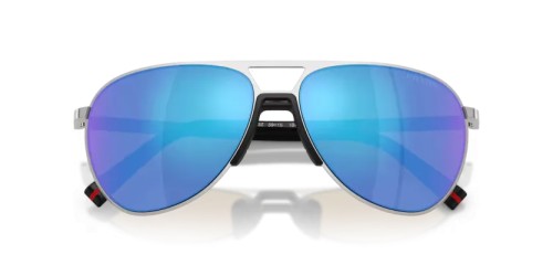 Prada Linea Rossa PS 53ZS - 1BC08R - 59 Occhiali da sole Silver Pilot (Aviator)