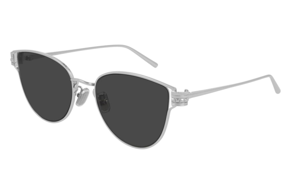 Boucheron BC0113S - 003 - 52 Occhiali da sole Silver Pillow (Rounded)