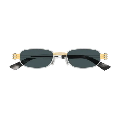 Bottega Veneta BV 1381S - 003 - 50 Occhiali da sole Silver Rectangle
